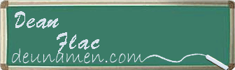 Dean Flac Visitenkarte